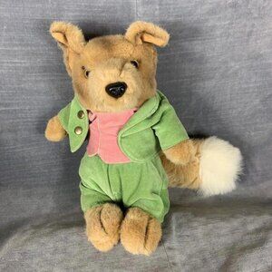 Vintage Mr Tod Fo 9Plush Beatri Potter Frederick Warne Green Suit